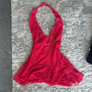 Victoria's Secret Red Lace dress